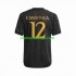 Camisola Real Madrid Eduardo Camavinga 12 Homem Equipamento Terceiro 2023-2024 Manga Curta